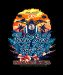 2024 Thunder Beach Spring Rally - Tropical Bike V-Neck Ladies Top