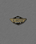 2024- OC BikeFest  Official Logo - PIN -MILITARY BROWN