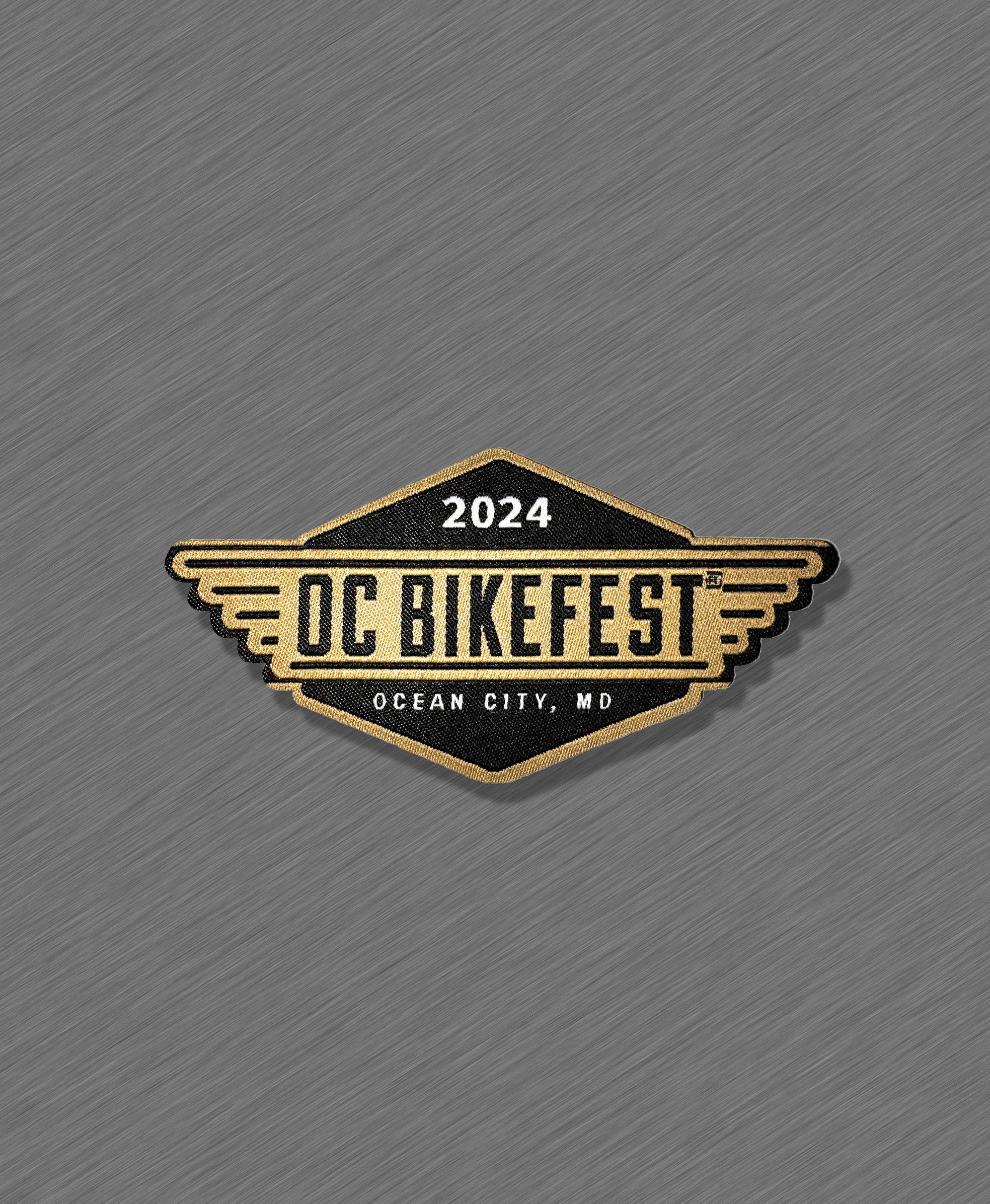 2024- OC BikeFest Official Logo - PARCHES- MILITARY BROWN – Motorcycle ...
