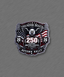 2026 Thunder Beach Autumn Rally Official Patch 2050 Years Logo Rally