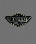 2023 OC BikeFest Official Biker Patch - LOGO