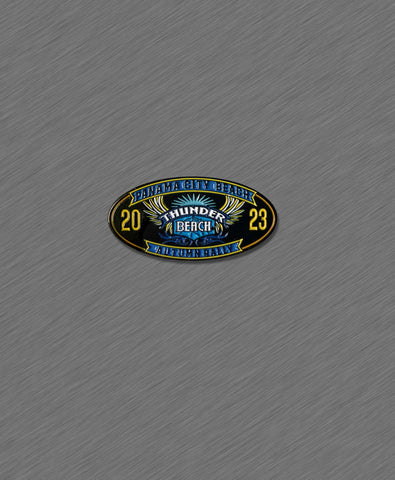 2023 Autumn Rally Official Pin Logo Rally - Thunder Beach