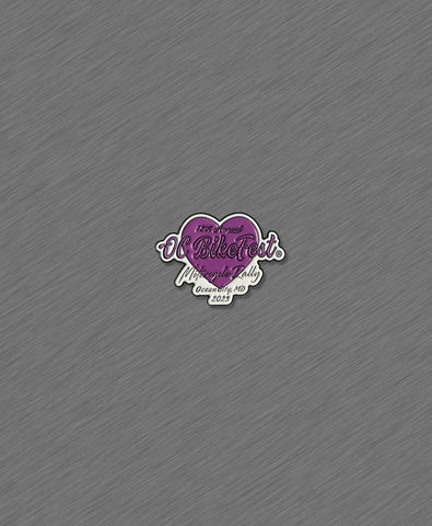 2023- OC BikeFest Heart - Pin