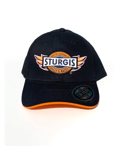 2020 Sturgis Wings Black and Orange Hat