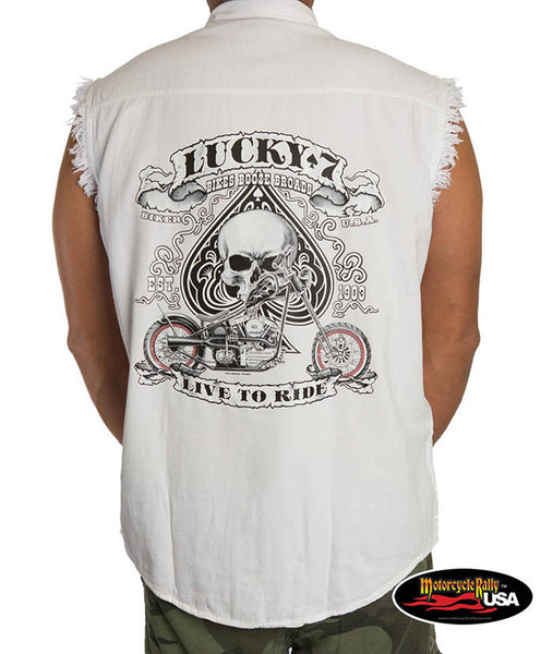 sleeveless biker shirts