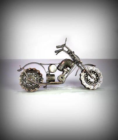 9.5" Collectors Decorative Metal Motorcycle