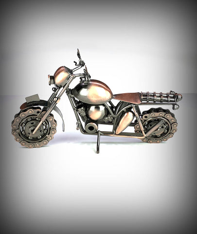 11" Collectors Decorative Metal Motorcycle