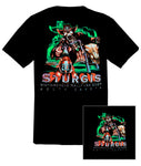 2020 Sturgis Skeleton Cowboy Black T-shirt