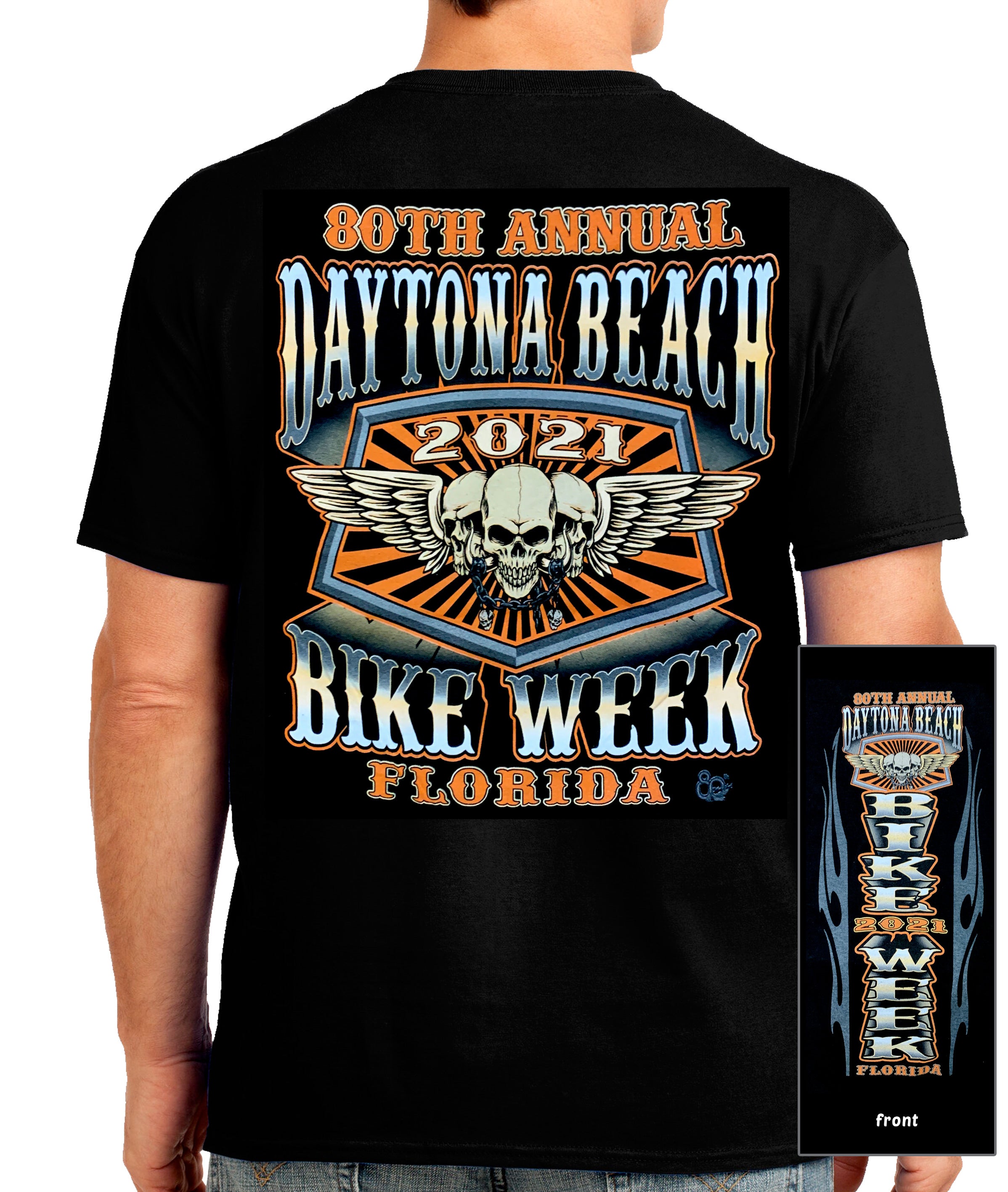 BIKE WEEK '79Tシャツ DAYTNA 2025 Bike Week Daytona Beach Chill Beach T-Shirt No Harley